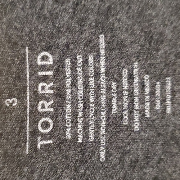 3 TORRID "NOPE" TEE SHIRT - Picture 3 of 3